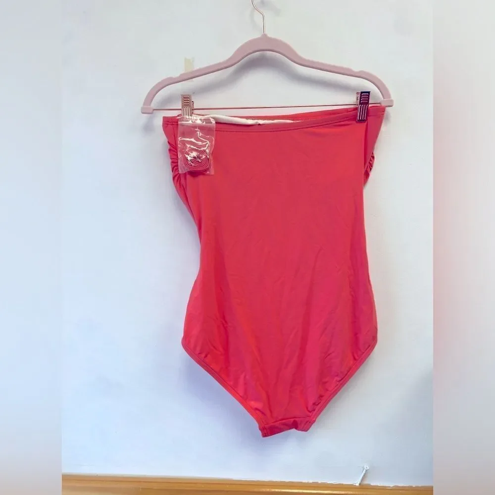NWT‎ Michael Kors Nectarine One piece Swimsuit Sz 12